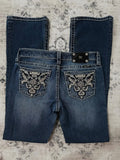 Shopmocho American Y2k Gothic Punk Pocket Embroidered Jeans Harajuku Retro Blue Loose Jeans Fashionable High Waist Slimming Wide Leg Pants