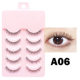 Shopmocho New Manga Lashes Soft Natural Eyelashes Thick False Eyelashes Manga Eyelashes Daily Dating Makeup Eyelashes Lashes Wispy