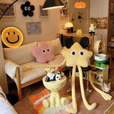 SHOPMOCHO Christmas Cream, Five Pointed Star, Coal Ball, Plush Sofa, Bedside Pillow, Long Hands, Long Feet, Giant Doll, Healing Gift