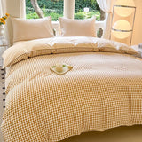 SHOPMOCHO Kawaii Bear Printed Bed Set Floral Duvet Cover Pillowcase Bedding Set Cute Dog Bed Linen Sheet Quilt Cover Full Queen King Size