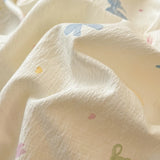 Shopmocho 2025 New Student Season Item Quilt Cover  A Fresh and Oxygen-rich Double-layer Gauze Printed Duvet Cover Skin-friendly Bedding