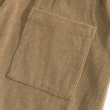 Shopmocho Fall Men's Casual Loose Drawstring Pants - Fashion High-End Hip-Hop Style Premium Corduroy - Trendy Cuffed Pants