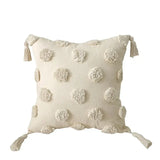 SHOPMOCHO 45x45CM Embroidered Floral Pillow Case Decor Home Light Luxury Sweet Pillow Cushion Cover Throw Square Funda Cogines De