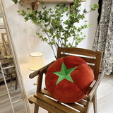 SHOPMOCHO ins cute soft cute mushroom tomato futon cushion bed cushion doll throw pillow lazy living room sofa pillow