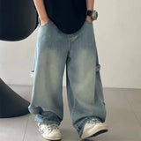 SHOPMOCHO Boys' jeans in spring and autumn, loose pants for adults, handsome and versatile, children's casual pants trend