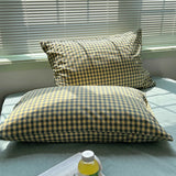 SHOPMOCHO 100 Cotton Pillowcase 2 PCS Colorful Stripe Pillow Case Bedding Black Pillow Cover Envelope Pillow Case Cover Nordic Sling