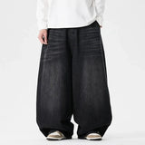 SHOPMOCHO Spring Men Streetwear Denim Pants Men Harajuku Washed Baggy Jeans Men Y2K Fashion Punk Casual High Waist Wide Leg Pants