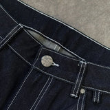 SHOPMOCHO Black Spring And Summer Disc Patch Denim Shorts Men And Women Y2k Retro Hip-Hop Harajuku Streetwear Casual Loose Trend Shorts