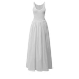 Shopmocho Black Strapless Long Dress Women Fashion Slim Sleeveless O-Neck High Waist Dresses Female 2025 Spring Summer new  Party Vestidos
