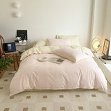 Shopmocho 100% Cotton Duvet Cover Set Double Skin Friendly Quilt Cover Set Comforter Covers Pillowcase Bedding Set Custom Size No Sheets