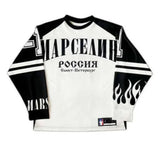 SHOPMOCHOY2K American марселин Jersey Long Sleeved T Shirt Men Women Street Wear Casual Baseball Jacket Harajuku Retro Loose Sports Shirt
