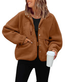 SHOPMOCHO New autumn and winter women polar fleece loose jacket y2k retro Harajuku casual street jacket top