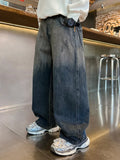 Shopmocho New Teenagers Boys Jeans Children Wide Leg Denim Pants for Kids Loose Pockets Trousers Spring Autumn 4 6 8 10 11 12 13 14 Years