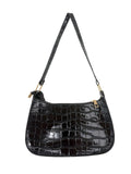 Shopmocho Vintage Patent Leather Shoulder Bag Fashion Women's Handbags Casual Designer Hobos Underarm Bag
