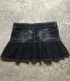 SHOPMOCHO Korean Kopo Style Retro Letters Sexy Spice Girls A Word Denim Skirt Women's Y2K New Fashion Harajuku Hip-Hop Dance Street Wear