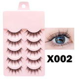 Shopmocho New Manga Lashes Soft Natural Eyelashes Thick False Eyelashes Manga Eyelashes Daily Dating Makeup Eyelashes Lashes Wispy