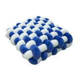 SHOPMOCHO Square Knot Stuffed Cushion Nordic Aesthetic Pillow Decorative Plush Pillow Office Sleeping Floor Windowsill Back Cushion Decor