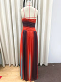 Shopmocho Tie-dye Gradient Hollow Out Women's Maxi Dress Elegant Off Shoulder A-line Hem Long Dresses New Summer 2025 Holiday Female Robes