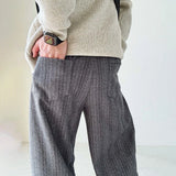 Shopmocho Mens Pants Casual Acrylic Pants Autumn Streetwear Fashion Personality Versatile Trend Comfort Wide-Leg Pants Men'S Clothing