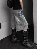 Shopmocho 2025 Spring Summer 5 Points Jeans Streetwear Hottie Washed Short Jeans for Women Y2k Fashion High Waist Wide Leg Jean