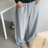 SHOPMOCHO New Men's Casual Pants Side Striped Wide Leg Outdoor sports pants Straight Sweatpants Neutral High-quality Long Baggy Trousers