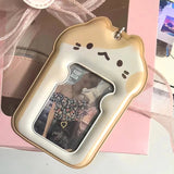 Shopmocho Kawaii Photocard Holder Kpop Photo Card Organizer Idol Photo Cards Display Supplies Photo Protector Sleeve Student Stationery