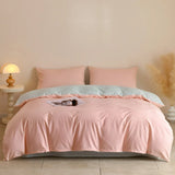 SHOPMOCHO 3pcs 100% Egyptian Cotton Duvet Cover Set 1pc Duvet Cover and 2pcs Pillowcases 150*200/220*220cm Single/double Queen King Size