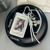 SHOPMOCHO Binder Photocard Holder Cute Keychain Photo Card Case Idol Cards Collect Book Picture Frame Photocard Kpop Stuff 포카 바인더
