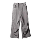 SHOPMOCHO 2025 Autumn New Women's Cargo Pants American Style Loose Fit Long Pants For Sports Casual Bell Bottoms Floor Length