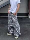 SHOPMOCHO 2026 Pantalones Y2K Streetwear Camouflage Baggy Cargo Jeans Pants For Men Clothing Wide Leg Oversize Long Trousers Moda Hombre