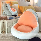 SHOPMOCHO Shark Shaped Lazy Cushion on The Ground,Tatami Futon Bedroom Balcony Bay Window Floor Soft Cushion,Children's Reading Area Chair