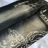 SHOPMOCHO Y2K American New Fashion Tiger Print Loose Jeans Women High Street Harajuku Wind Trend Casual Joker High Waist Wide Leg Pants