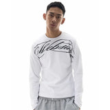 SHOPMOCHO Y2K American Black Letter Pattern Printed Long-Sleeved Casual Men And Women Loose Streetwear Fashion New Trend Hip-Hop Tops