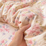 SHOPMOCHO Floral Style Duvet Cover Breathable Quilts Cover Single/Double/Queen Size Comforter Cover Home Bedding (Pillowcase Need Order)