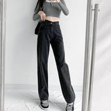 Shopmocho 1970s Retro Crossbody High-waist Slimming Drag-on Straight-crotch Long Pants Women Summer Cotton Material
