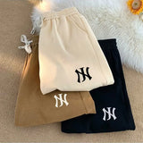 SHOPMOCHO American Street Fashion Style Niche Fashion Brand Letter Print Casual Men's Sports Pants Loose Oversized Shorts