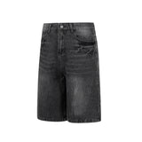 SHOPMOCHO Spring 2026 Men's jeans Classic Washed Denim Shorts New Style Casual Jeans for Men Spring/summer five quarter length jeans