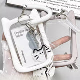 SHOPMOCHO Binder Photocard Holder Cute Keychain Photo Card Case Idol Cards Collect Book Picture Frame Photocard Kpop Stuff 포카 바인더