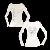 Shopmocho Unique Y2k Long sleeve Top Harajuku Solid color K-Sweet Punk Long sleeve T-shirt Rock Goth Streetwear Crop top Fashion Baby Tee