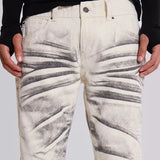 SHOPMOCHO Y2K Retro Distressed Flare Jeans Women High Waist Vintage Washed Denim Bell Bottom Pants Harajuku Streetwear Casual Trousers