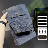 SHOPMOCHO Men's Loose Straight Leg Jeans 2026 New Style Casual Comfortable Men's Denim Trousers Fashionable Male Fashion
