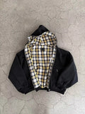 SHOPMOCHO Korean Fashion Simple Gray Double Sided Oversized Zipper Hoodie Women Y2K New Harajuku Gothic Casual Joker Couple Sweatshirt