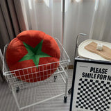 SHOPMOCHO ins cute soft cute mushroom tomato futon cushion bed cushion doll throw pillow lazy living room sofa pillow