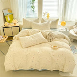 SHOPMOCHO Floral Style Duvet Cover Sets Single/Queen/King Soft Washed Cotton Bed Cover Sets 240x220 Bedding Sets