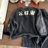 SHOPMOCHO Children Clothes Autumn New Wash and Fade Sweaters or Pants Han Fan Printed Boy's Fashionable Clothes