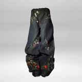 SHOPMOCHO Y2K Blossom Baggy Jeans Trendy Floral Embroidery Streamlined Seams Unisex Streetwear Retro Harajuku Style Oversized Fit Pants