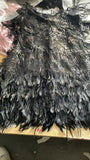 Shopmocho 2025 Summer New Fashionable Framed Sequins Feather Patchwork Dress Colorful Amazon Direct Sales Women's Sleeveless Dress