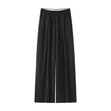 SHOPMOCHO-Baggy Sweatpants for Women Wide Pants Casual Women's Pants Korean Style High Waisted Sweatpants Woman Trousers Summer Ice Silk
