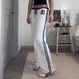 Shopmocho 2025 autumn/winter Y2K European and American street fashion digital print straight leg women's pants loose casual   street pants