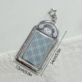 SHOPMOCHO Ins Cat Photo Card Holder Kpop Photo Card Display Pendant Student ID Card Protective Cover Kpop Supplies